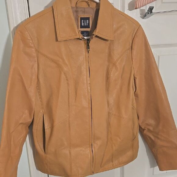 GAP Tan Lightweight Shirt Jacket - Picture 5 of 7